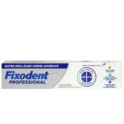 Fixodent Pro Crème Adhésive Prothèse Dentaire 57 g