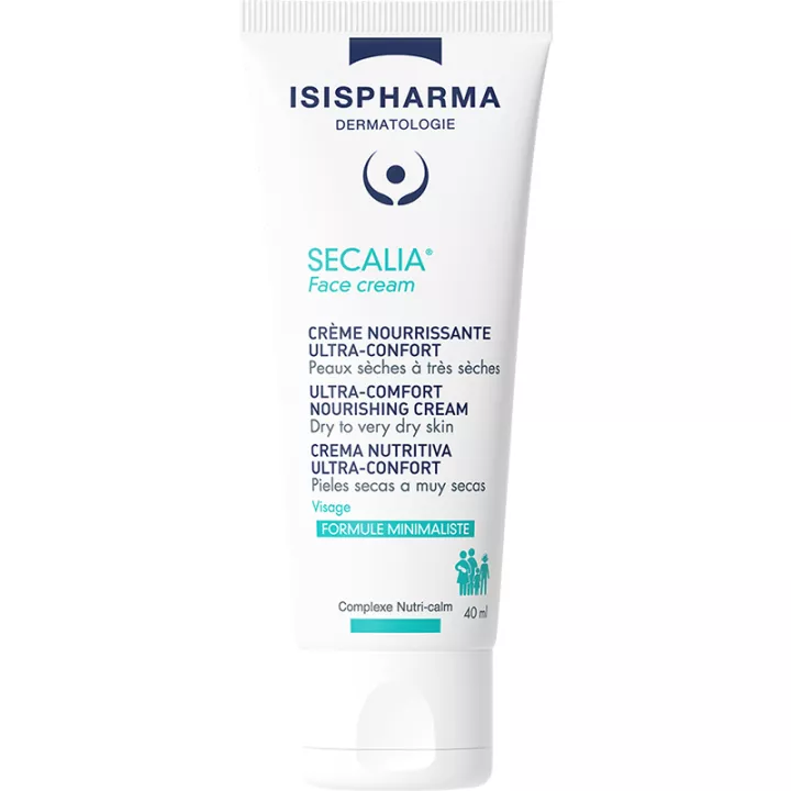 Isispharma Secalia Face Cream Crème Nourrissante Ultra-confort 40 ml