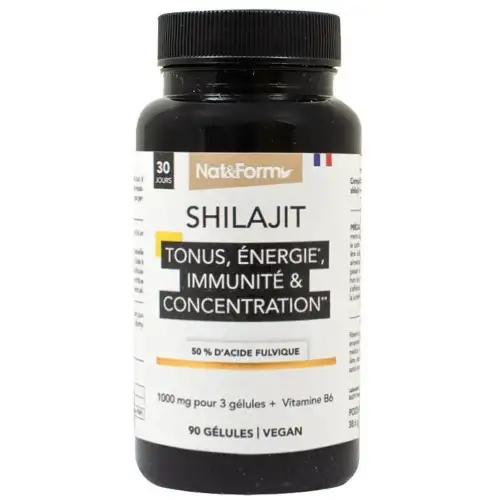 NAT ET FORM - Shilajit - 90 gélules