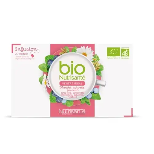 NUTRISANTE BIO Tisane - Infusion Ventre Idéal (20 sachets)