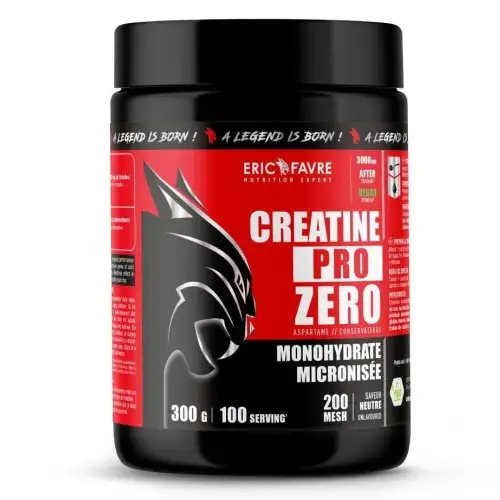 Eric Favre - Créatine Pro Zero 300g - Pure Créatine