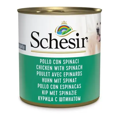 POULET POUR CHIEN SCHESIR AVEC SPINAC285G