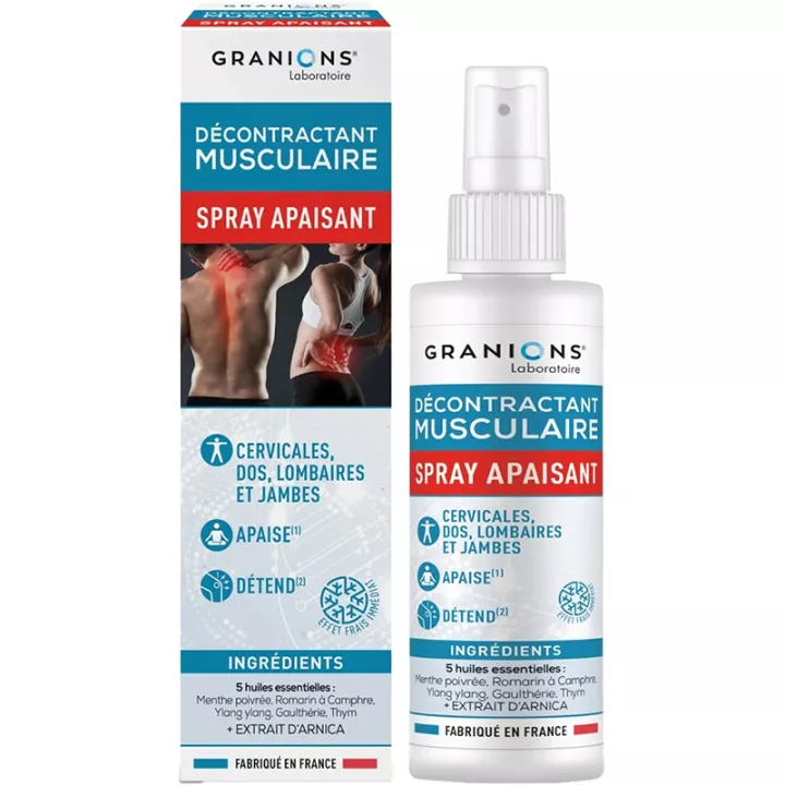 Décontractant Musculaire Spray Froid Apaisant Granions 100 ml