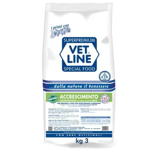 LA LIGNE VÉTÉRINAIRE AUGMENTE LE POISSON 3KG