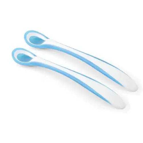 Nuvita Baby Set 2 Cuillères Thermosensibles Couleur Bleu