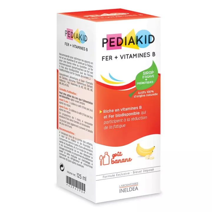 Pediakid Fer + vitamine B sirop enfant 125 ml