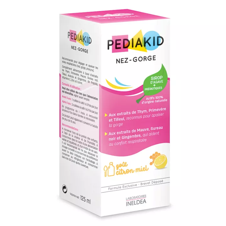 Pediakid Nez gorge sirop pour enfant 125 ml