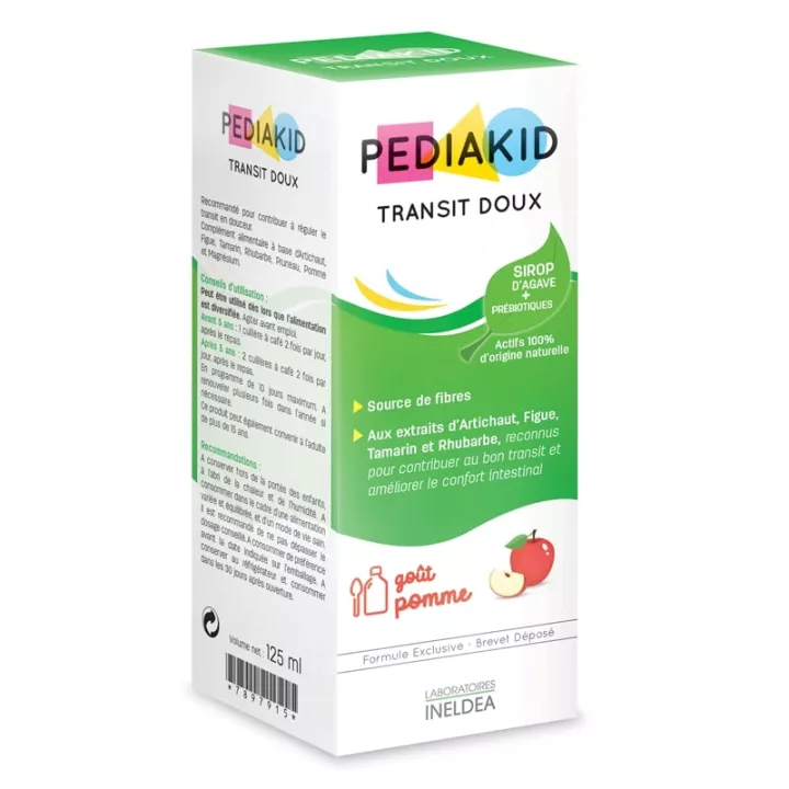 Pediakid Transit Doux Sirop Pomme 125 ml