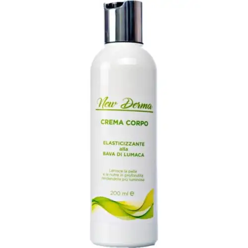 New Derma Bave d'Escargot Crème Corporelle Élastifiante 200ml