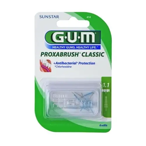 GUM Recharges 414 Brossettes Interdentaires x8