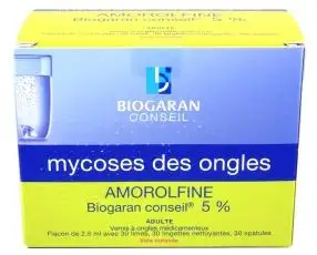 AMOROLFINE Mycose des Ongles Adulte vernis 2,5ml (générique de CURANAIL)