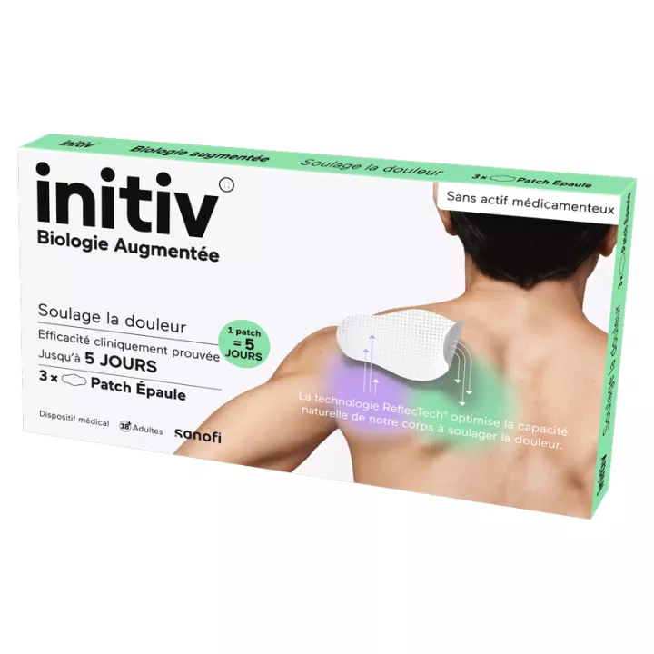Initiv Patch Épaule Soulage La Douleur 3 Patchs