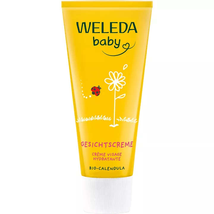 Weleda Bébé Calendula Crème Hydratante Visage Sans Parfum 50ml