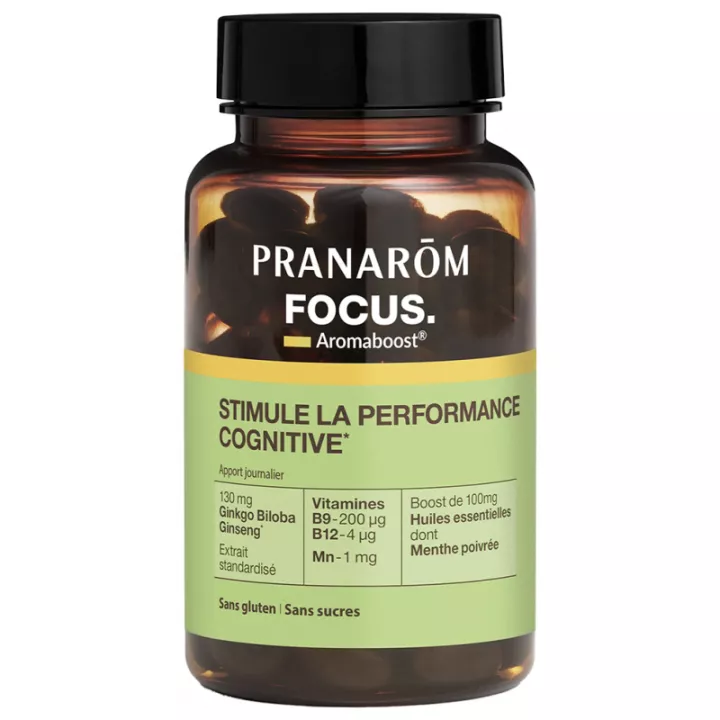 Pranarom Aromaboost Focus 60 Capsules