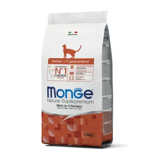 POULET SÉNIOR MONGE CAT NAT