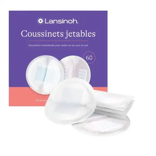 LANSINOH - Coussinets d'Allaitement Jetables x60