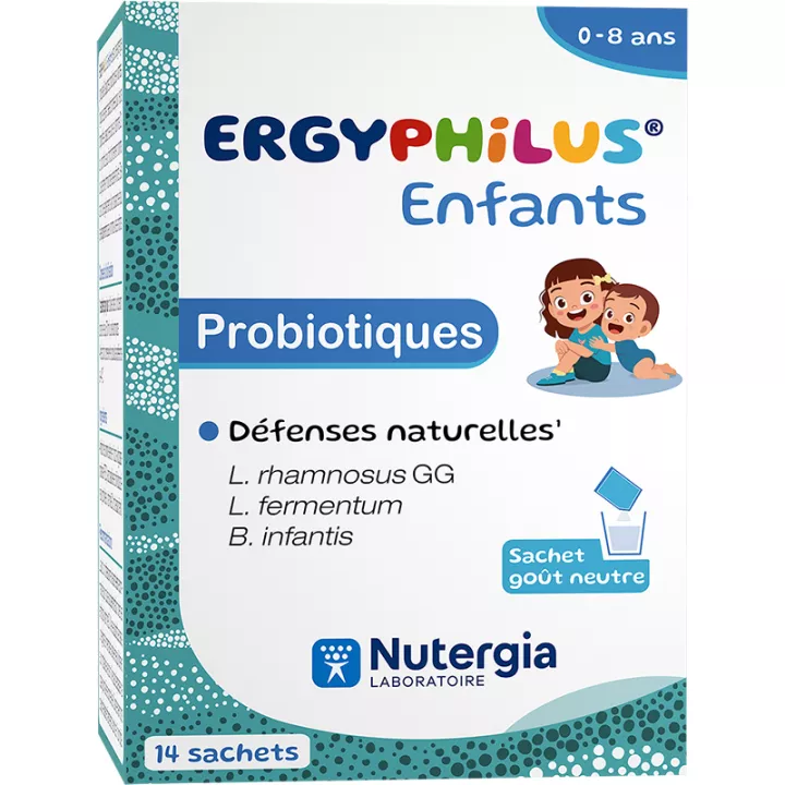Ergyphilus Enfants Nutergia Probiotiques Défenses Naturelles 14 sachets*