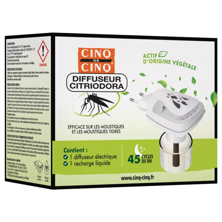 Cinq-Sur-Cinq Diffuseur Citriodora