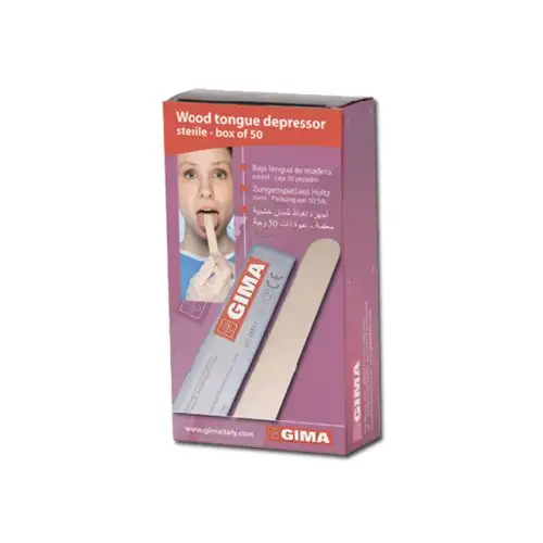 Abaisse-langue en bois STER 50PCS