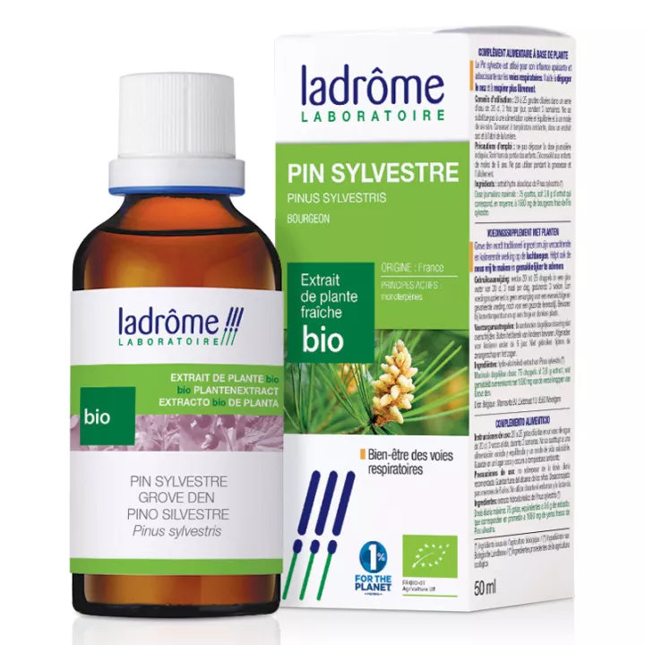 Ladrôme Extraits de Plante Fraîche Bio Pin Sylvestre 50 ml