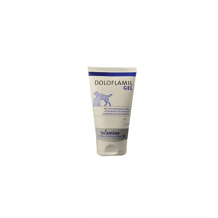 Wamine Doloflamil Gel de massage articulation Chien et chat 125g