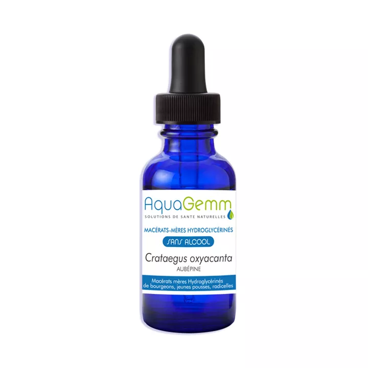 Aubépine Bio Aquagemm Macérât de bourgeons sans alcool Gemmothérapie