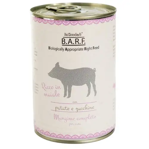 BARF CHIEN HACHÉ DE PORC 400G