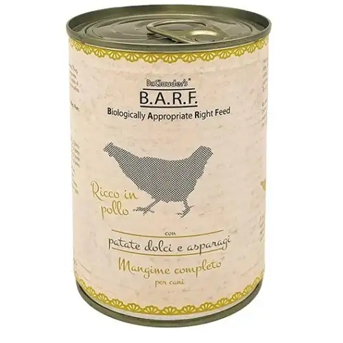 BARF CHIEN HACHÉ DE POULET 400G