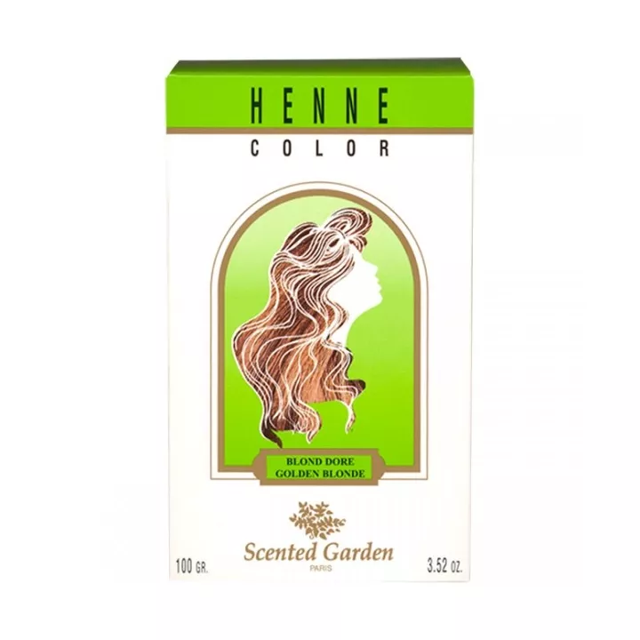 Coloration au Henné Blond Doré Scented Garden 100 g