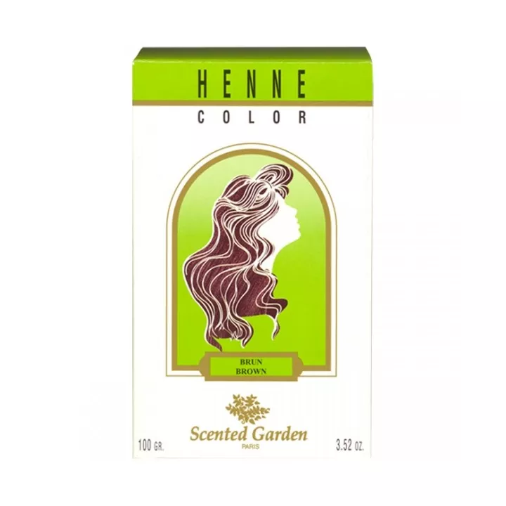 Scented Garden Poudre colorante au Henné Brun 100 g