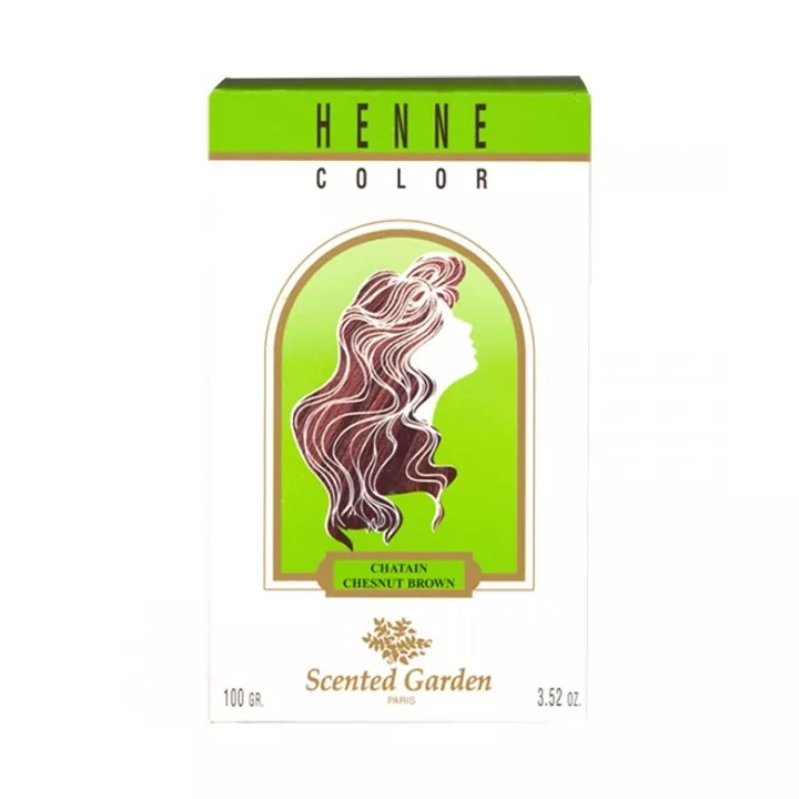 Scented Garden Coloration naturelle Henné Châtain 100 g