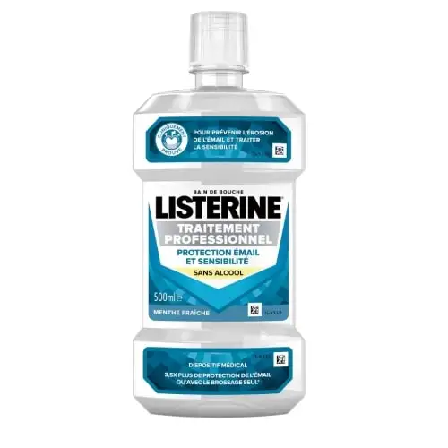 LISTERINE - Traitement Pro Protect Email et Sensibilité - 500ml