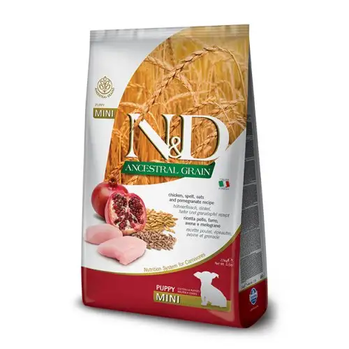 N&D LG CHIEN POULET/POMEG PUP7K