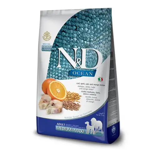 N&D OCEAN A CHIEN COD&OR AD2,5KG