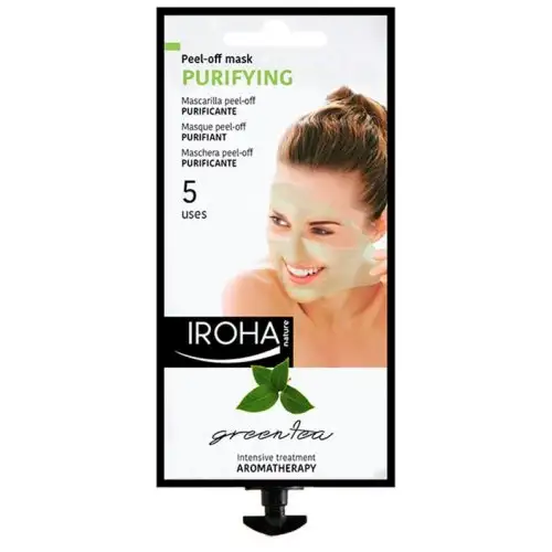 Iroha Nature Masque Purifiant Peel Off Thé Vert 5 Utilisations