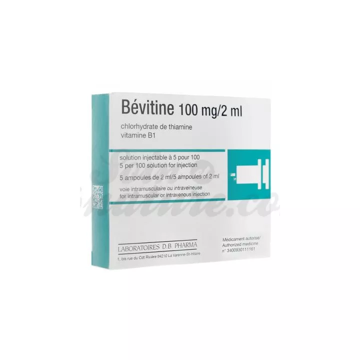 Bevitine 100MG/2ML 5 ampoules IM-IV
