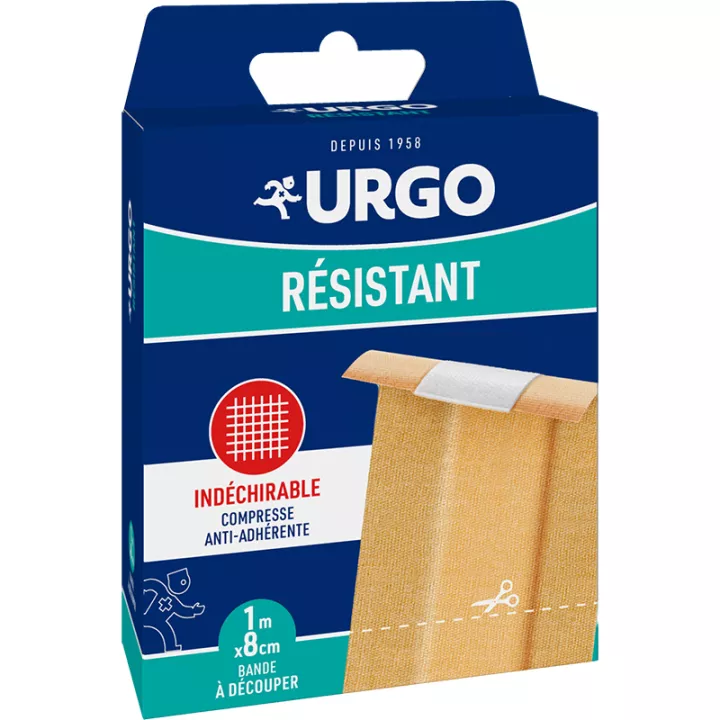 Urgo Résistant Bande Tissu à Découper 1 m x 8 cm
