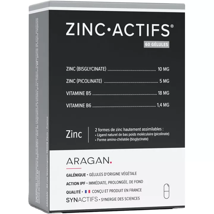 Synactifs ZincActifs 60 gélules
