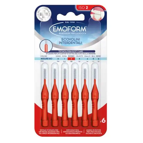 BROSSE EMOFORM ISO 2 ROUGE