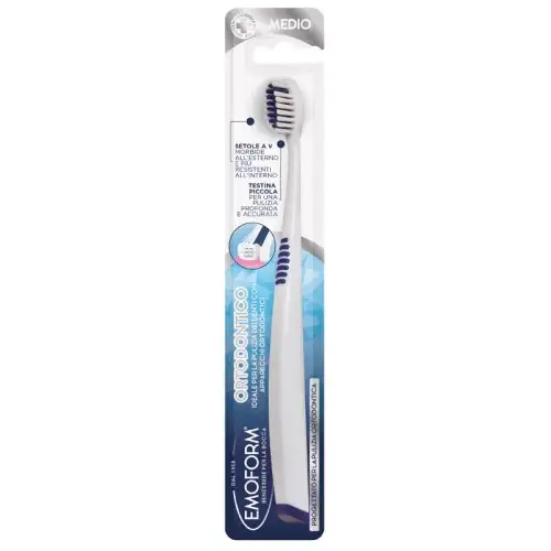 BROSSE À DENTS ORTHODONTIQUE EMOFORM