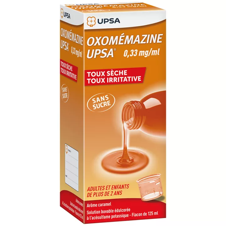 Upsa Sirop Toux Sèche Oxomemazine 0,33mg/ml