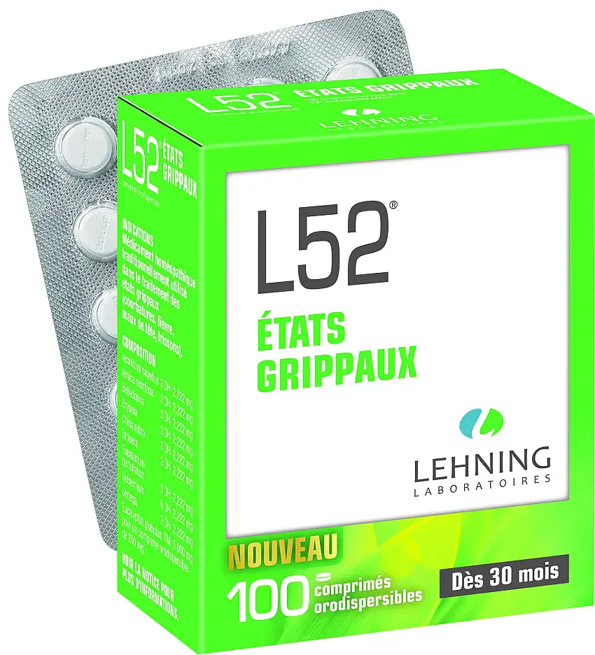 L52 Lehning Comprimés Orodispersibles