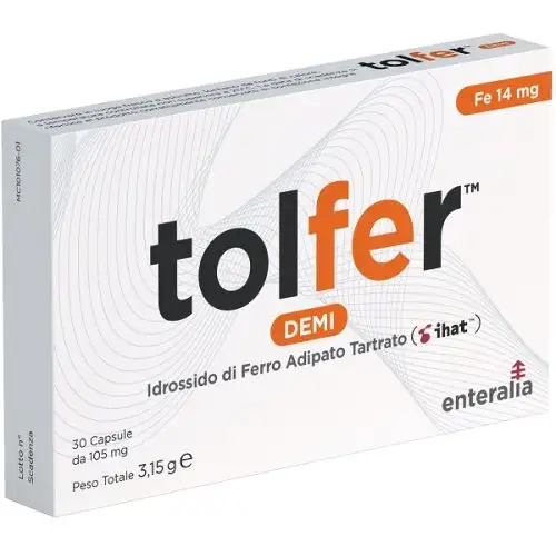 tolfer Fe 14mg DEMI 30 Capsule