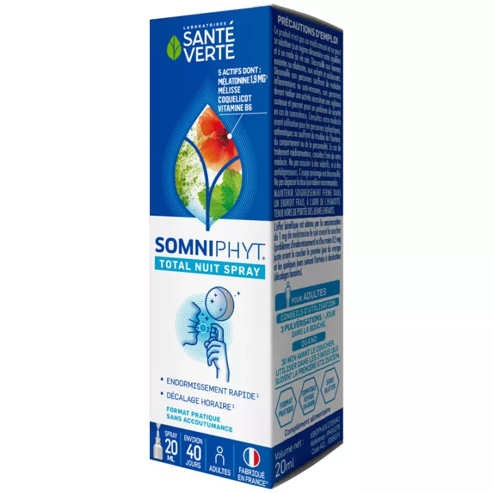 Santé Verte Somniphyt Total Nuit Spray Buccal 20 ml