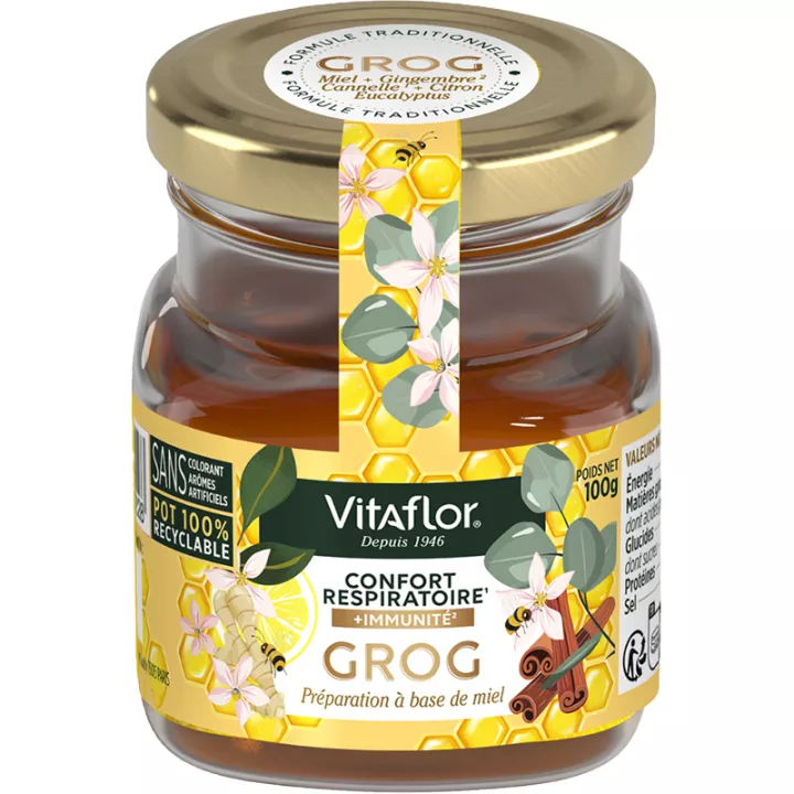 Vitaflor Grog Confort Respiratoire Immunité 100 g