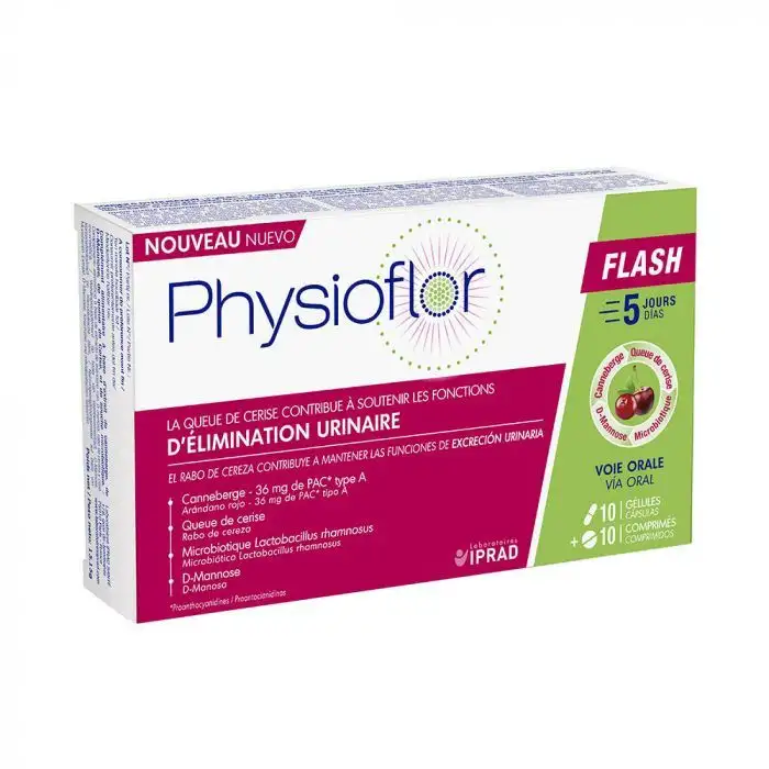 IPRAD Physioflor Flash 10 gélules + 10 comprimés