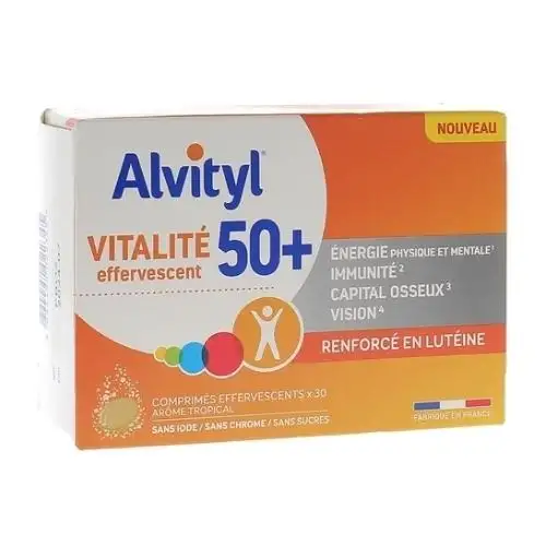 ALVITYL Vitalité 50+ Effervescent 30 comprimés