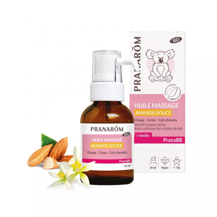 Pranabb Huile De Massage Amande Douce Bebe 30 ml