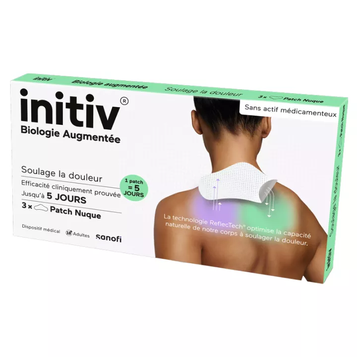 Initiv Patch Nuque Soulage La Douleur 3 Patchs