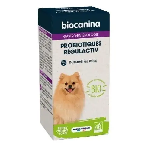 BIOCANINA - Probiotiques Régulactiv Bio Petits Chiens 45 g